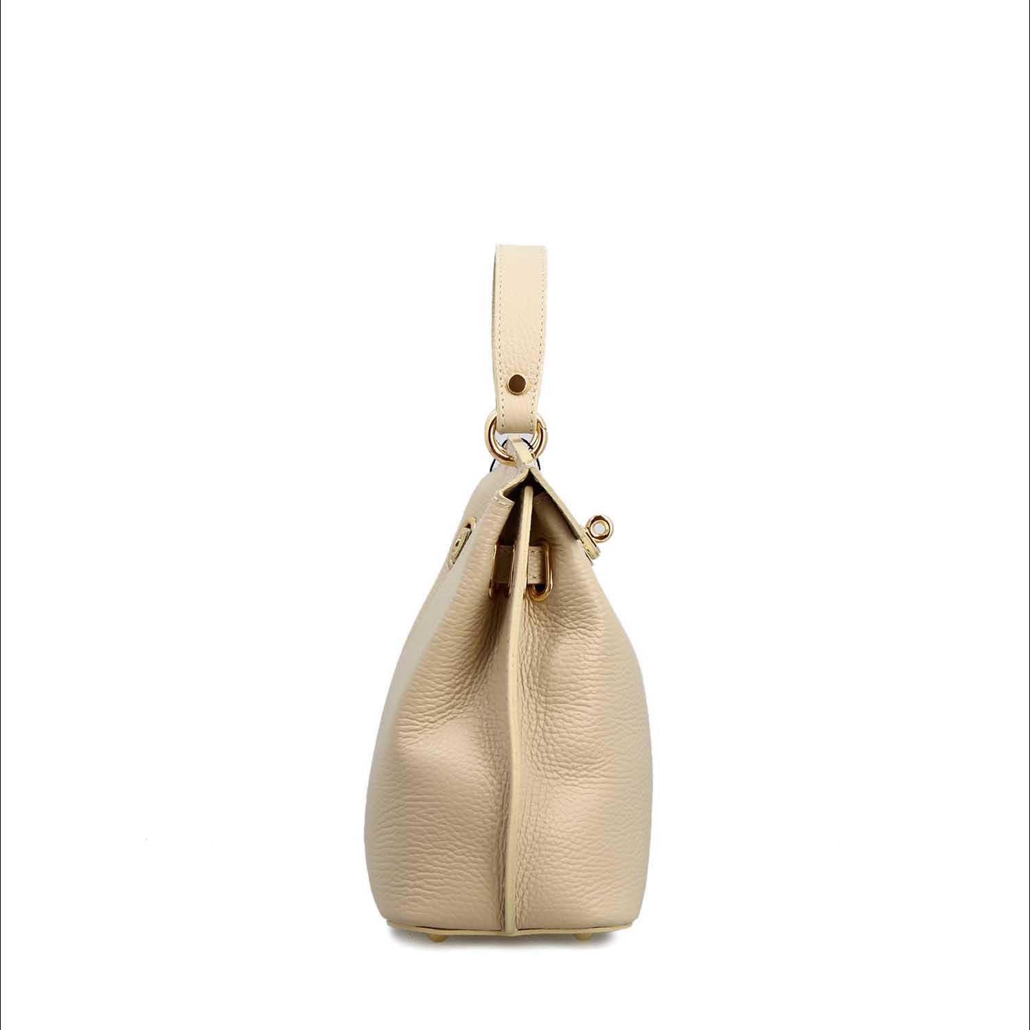 Leonardo Shoes Ninfea borsa pelle bianca tracolla