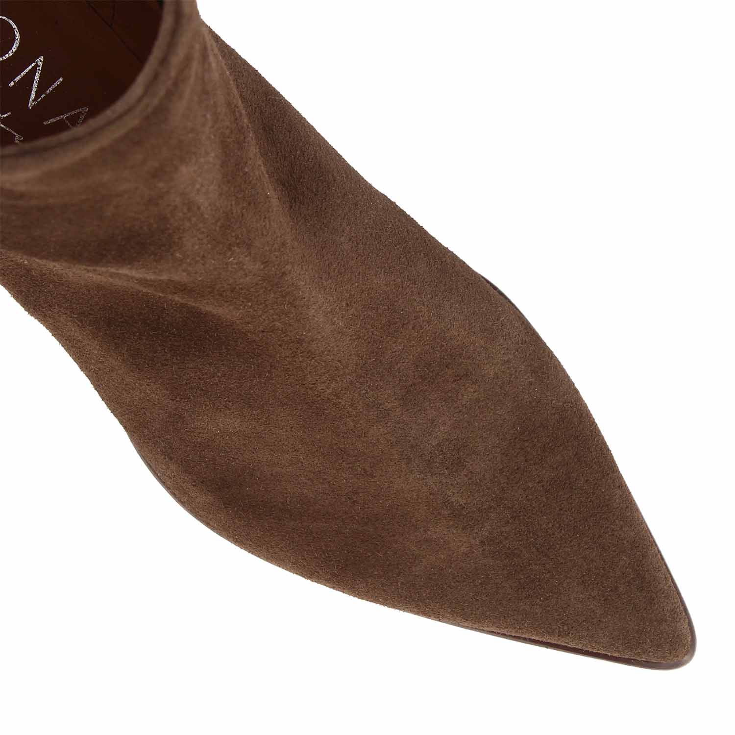 Leonardo Shoes Sibilla stivali donna marrone camoscio