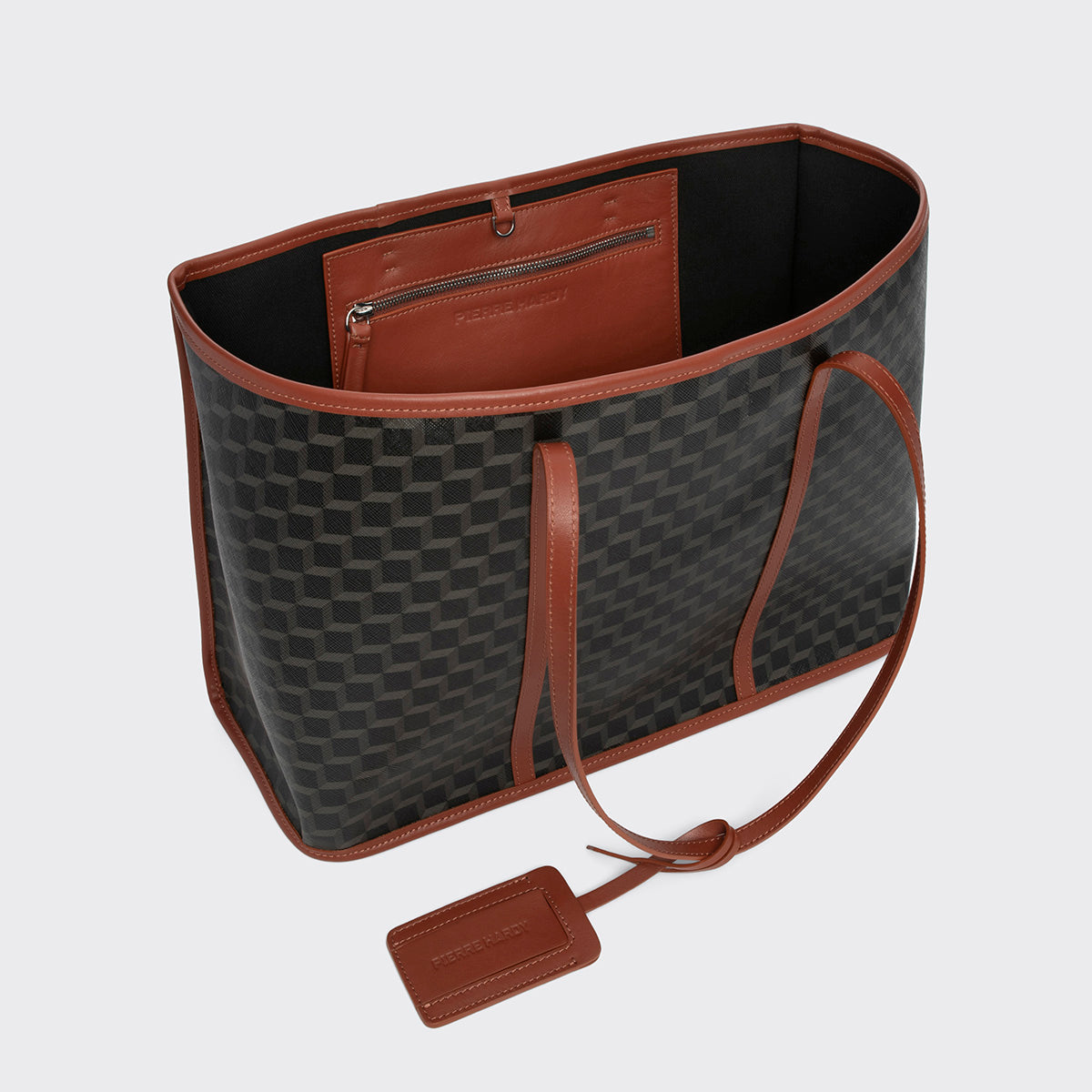 Pierre Hardy Cab Tote shopper pelle nera standard TU