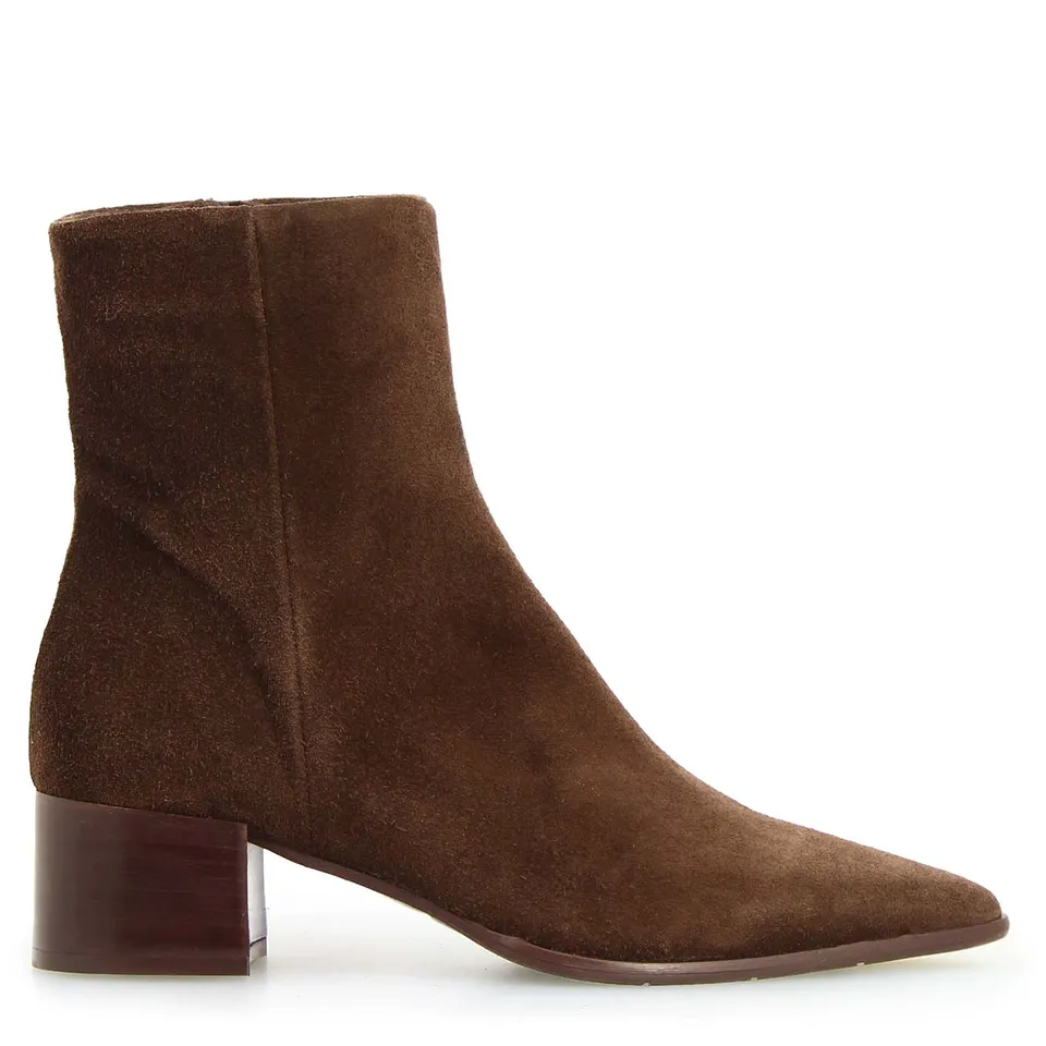 Leonardo Shoes Sibilla stivali donna marrone camoscio