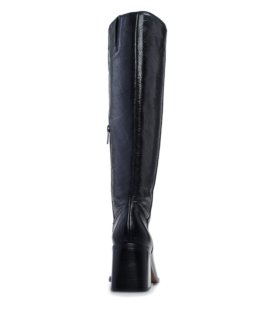 Vince Camuto Sangeti Stivale Donna Alto Tacco Blocco Oro