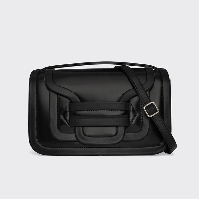 Pierre Hardy Alpha Maxi Borsa a Mano Nera Pelle