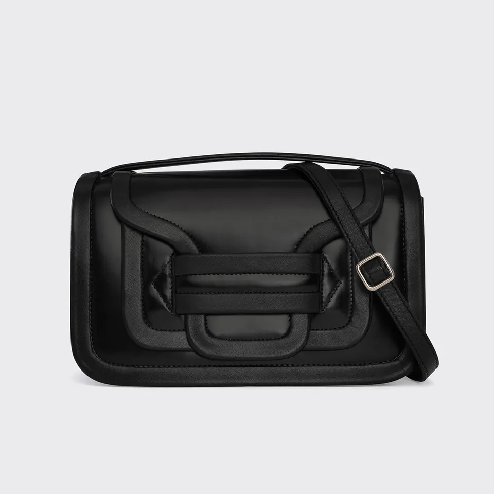 Pierre Hardy Alpha Maxi Borsa a Mano Nera Pelle