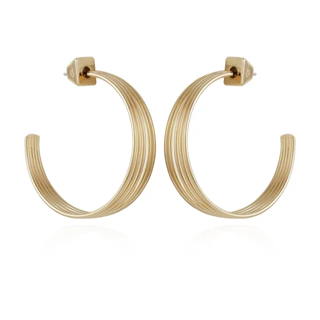 Vince Camuto orecchini donna cerchio aperto color oro