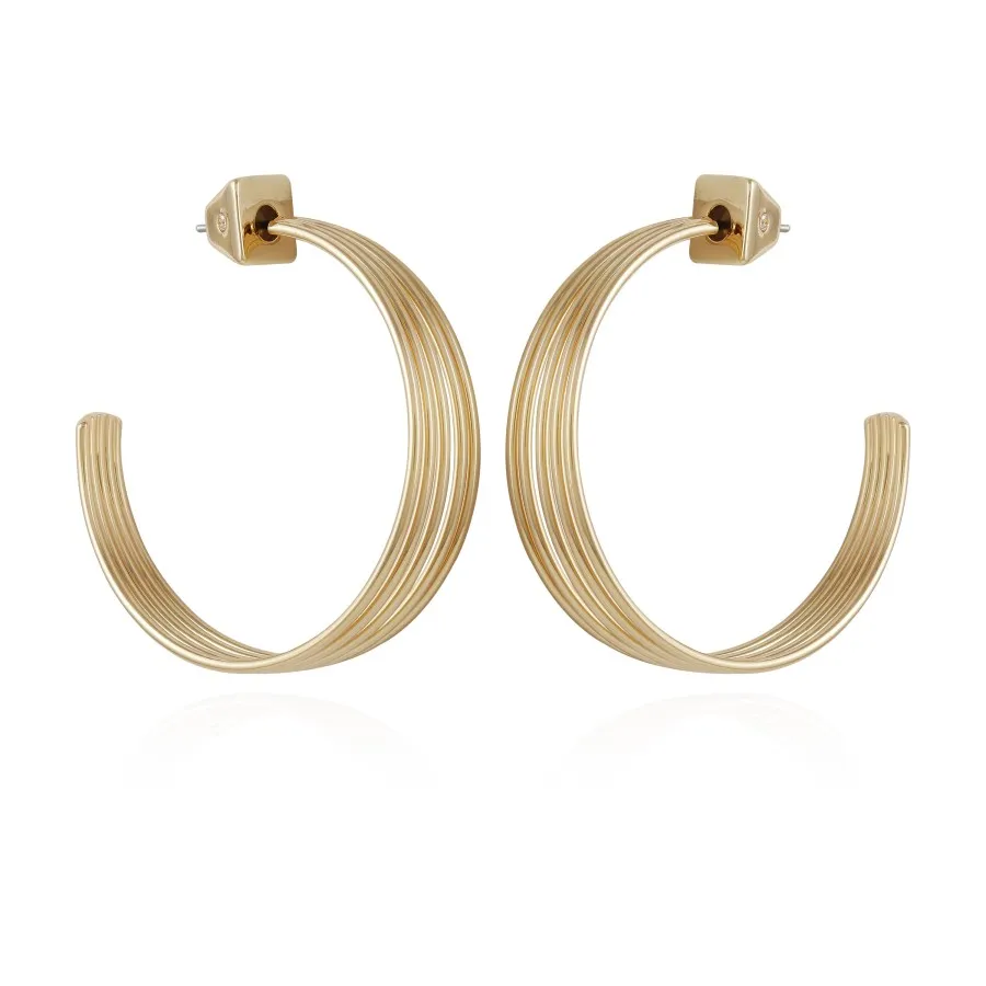 Vince Camuto orecchini donna cerchio aperto color oro