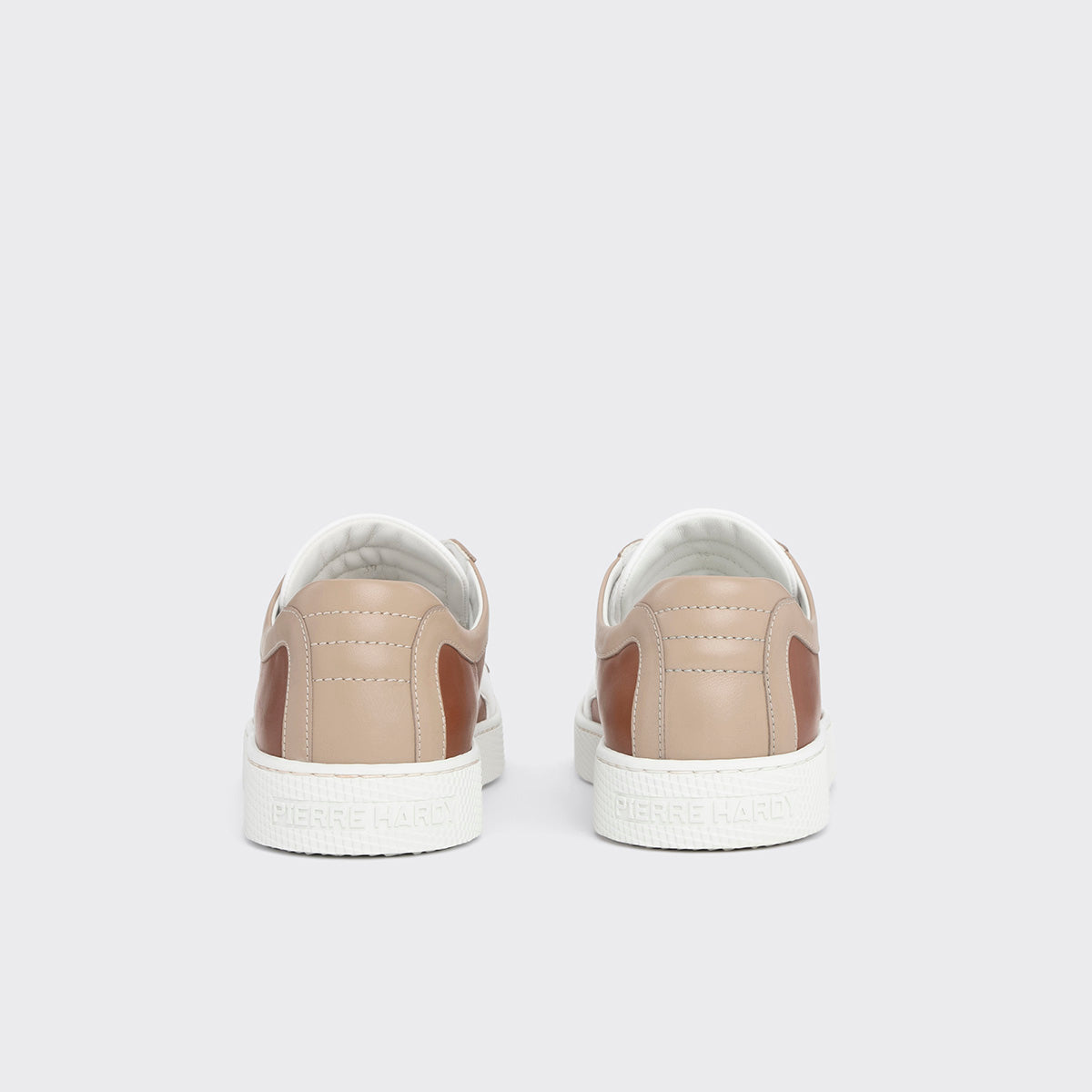 Pierre Hardy Alpha Sneakers Donna Marrone Pelle 38 Suola Bianca