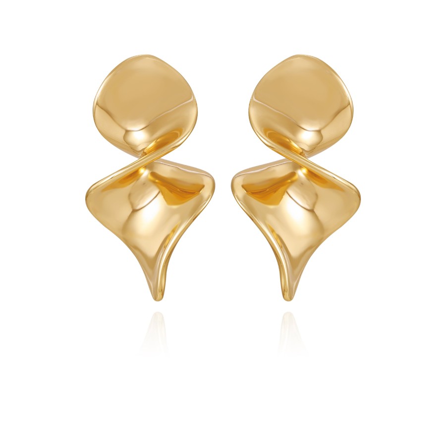 Vince Camuto Orecchini Pendenti Donna Spirale Oro