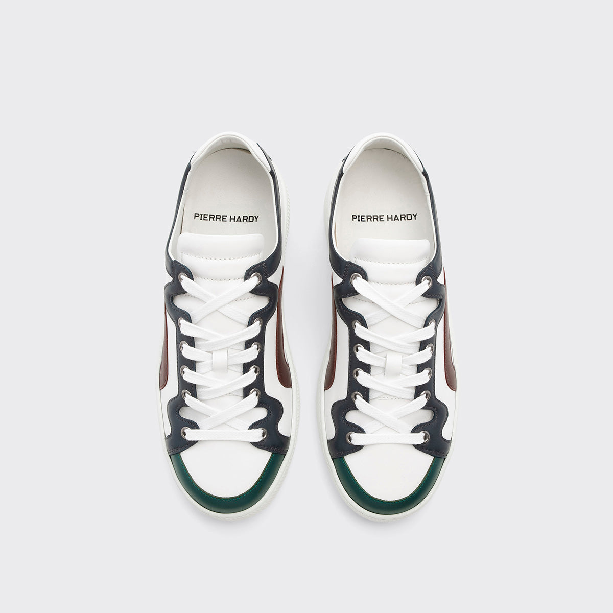Pierre Hardy Alpha AHS2 sneakers donna bianche pelle 39