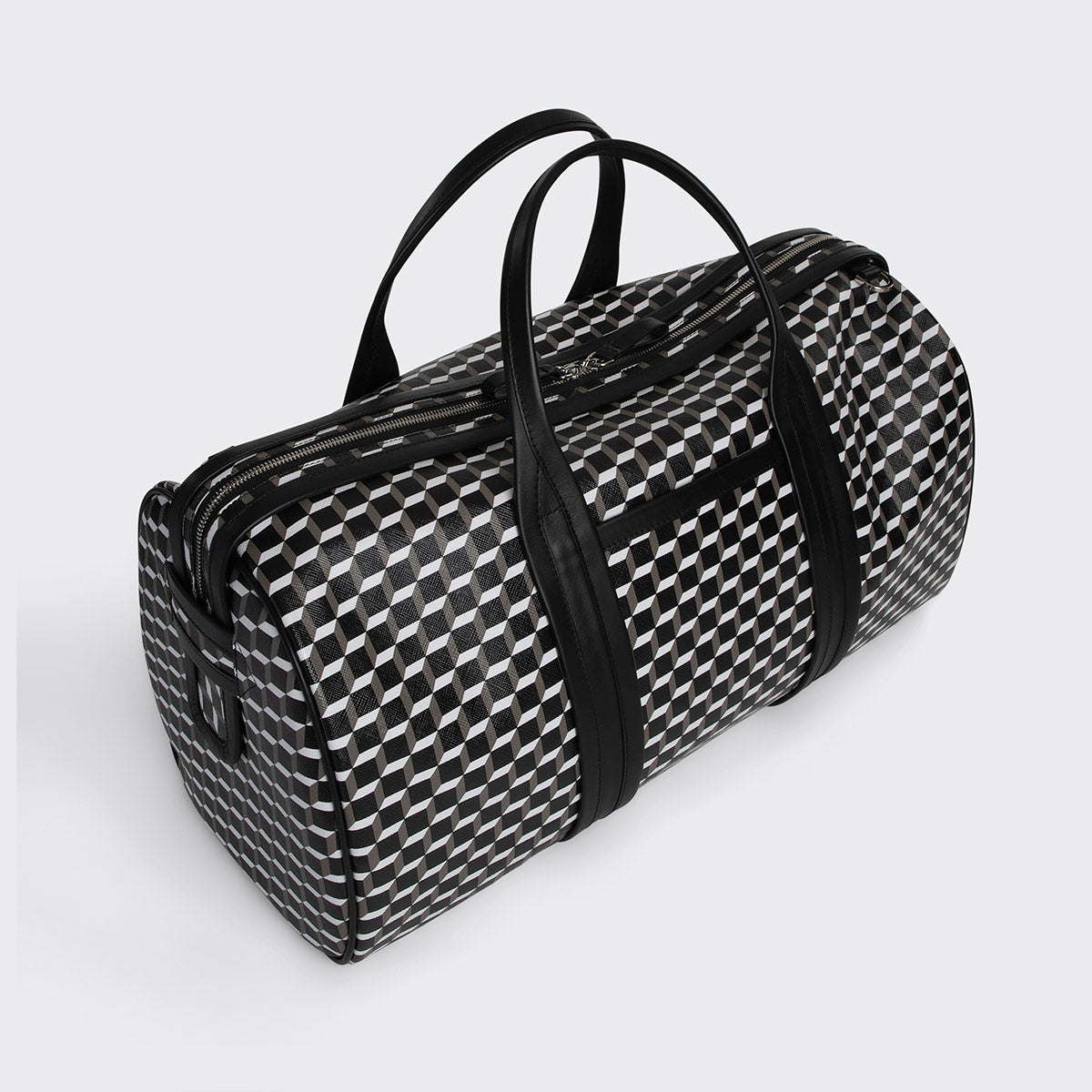 Pierre Hardy Cab borsone viaggio nero maxi pelle
