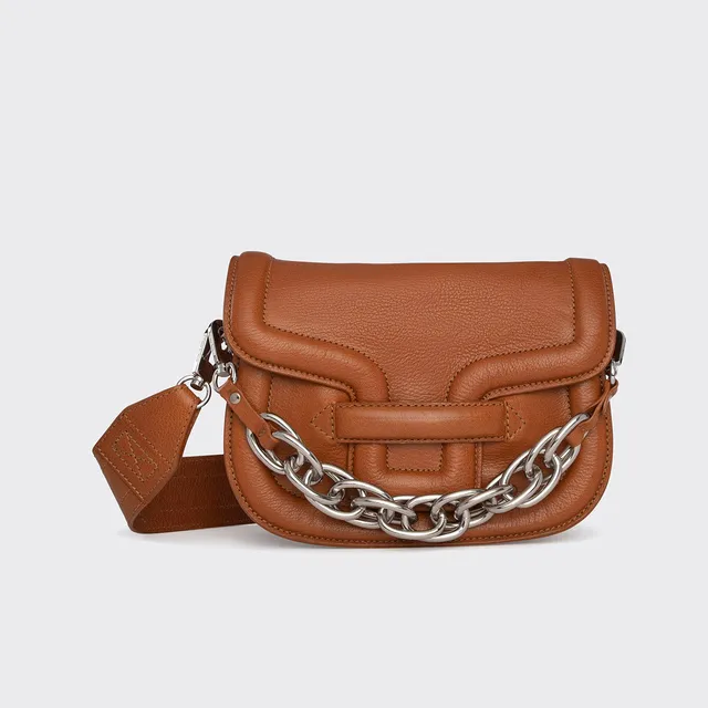 Pierre Hardy Alphaville mini bag donna camel catena