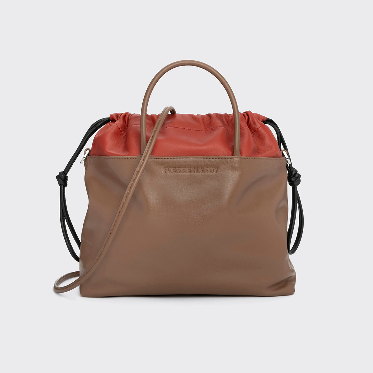 Pierre Hardy Twin Bag borsa tracolla cammello TU pelle