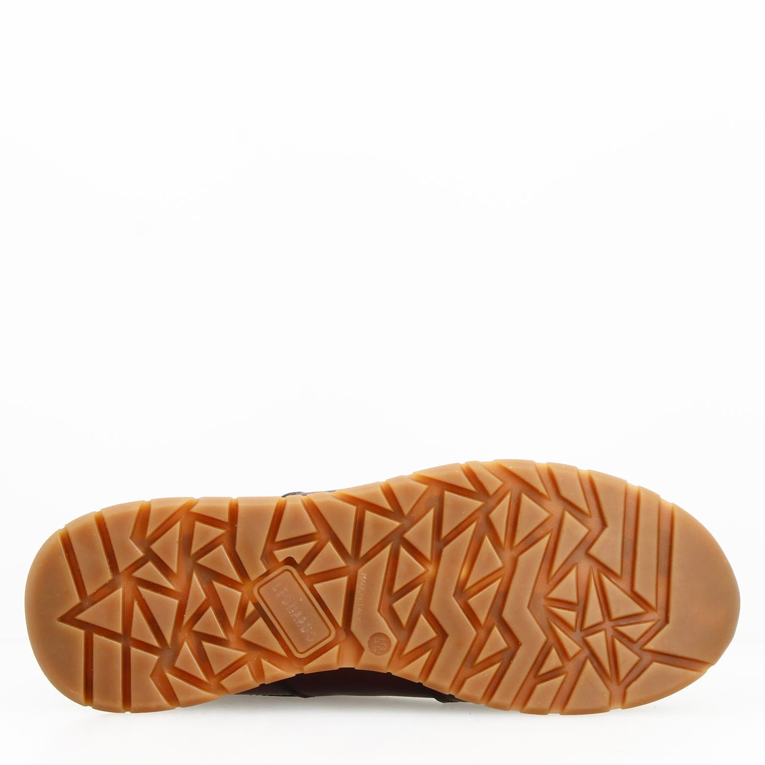 Leonardo Shoes Piave Sneakers Uomo Bordeaux Pelle Degradé