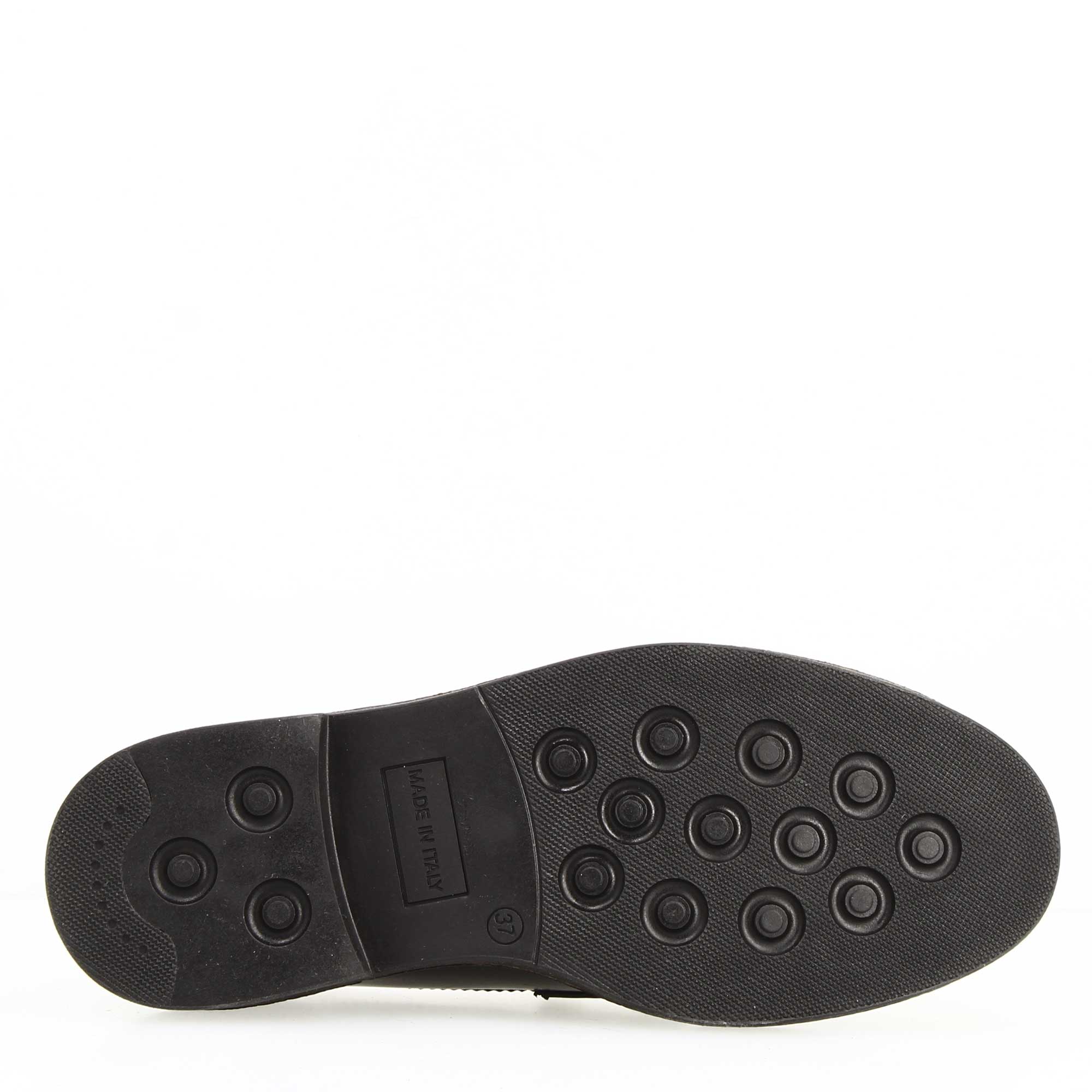 Leonardo Shoes Domitilla23 Mocassini Donna Pelle Nero