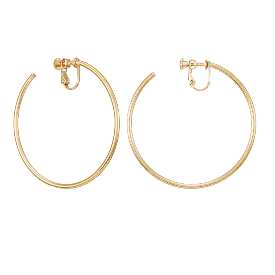 Vince Camuto Earrings Orecchini Cerchio Aperto Grandi Clip