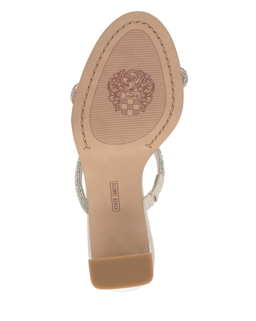 Vince Camuto Azarah Mules Donna Strass Tacco a Blocco