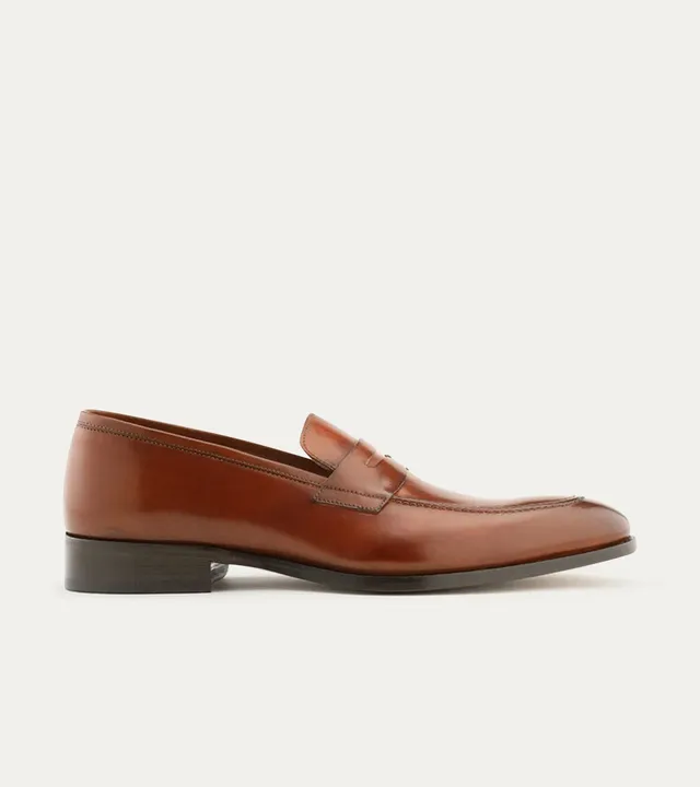 Ace Marks Greg Mocassino Uomo Cognac Antique