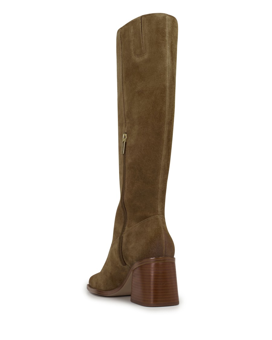 Vince Camuto Sangeti Stivale Alto Donna Tacco Largo