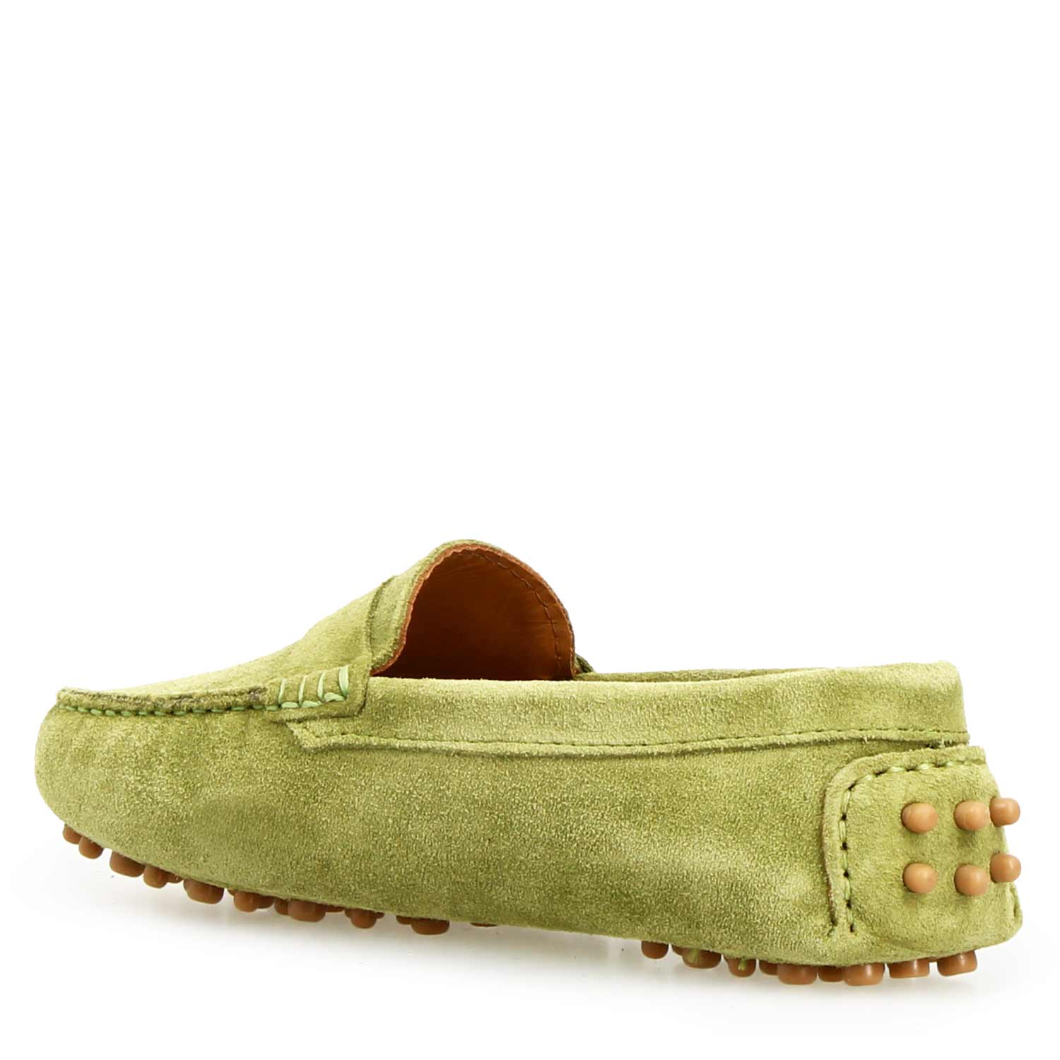 Leonardo Garda D. Verde Car Shoe Donna Camoscio Verde