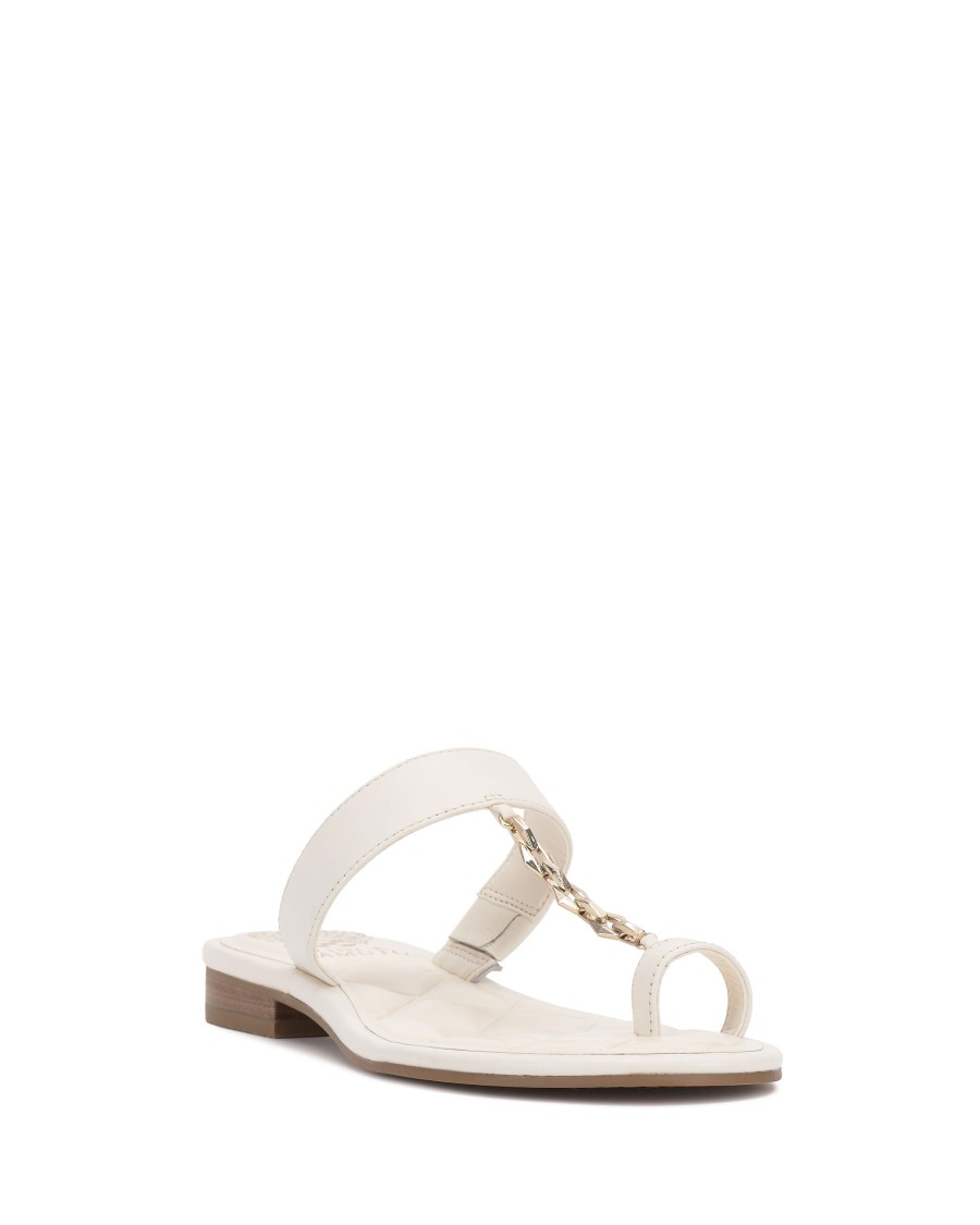 Vince Camuto Lexie Sandalo Donna Catena Oro Tacco Blocco
