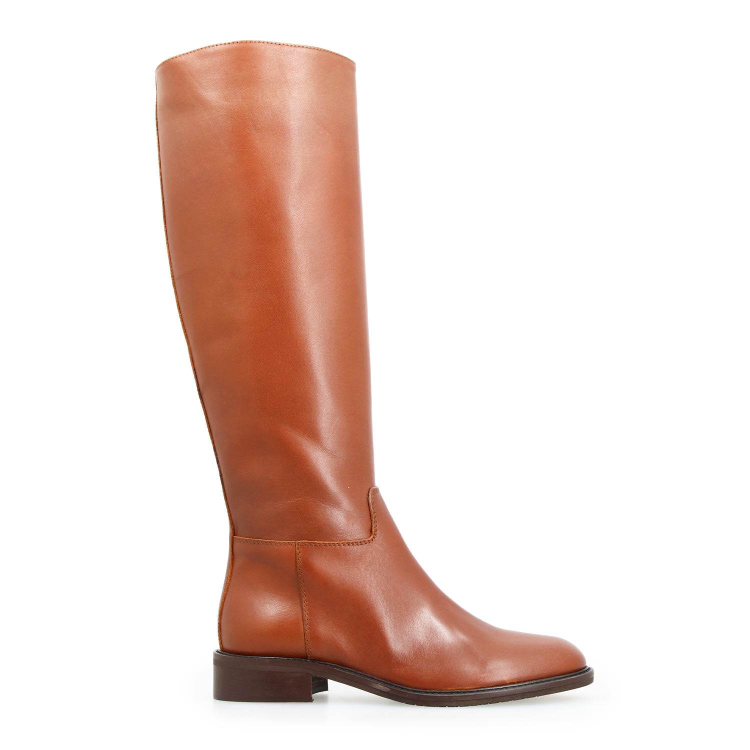 Leonardo Shoes Palatina L stivali donna pelle marrone