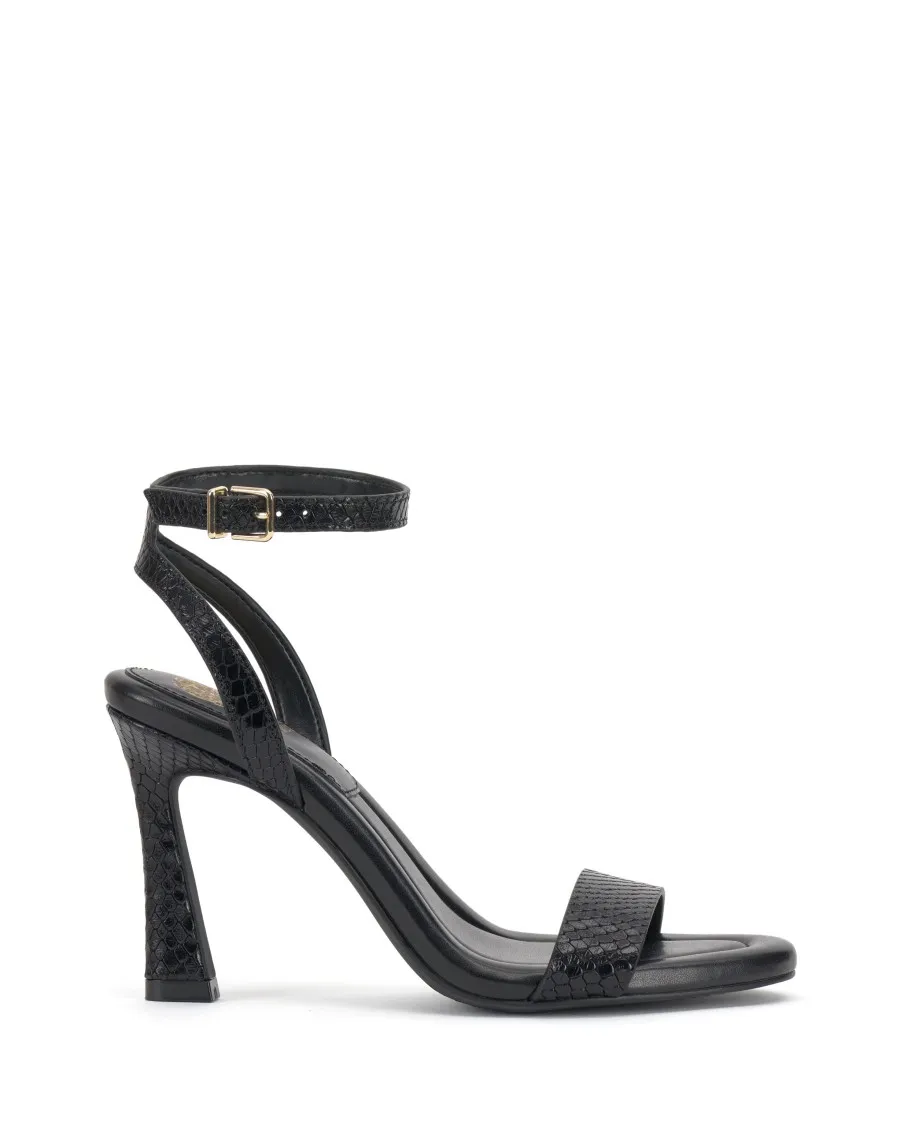 Vince Camuto Penelopy sandalo stampa serpente tacco