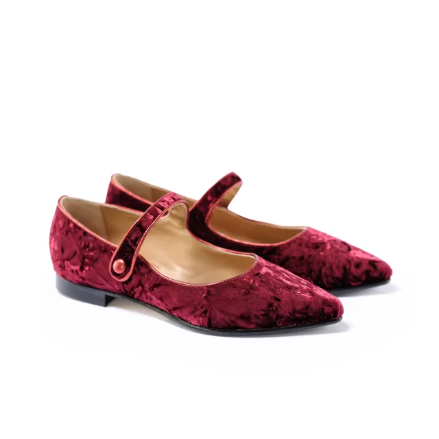 Ton Goût Angelica T.Moro ballerine cavallino taglia 37 laminato