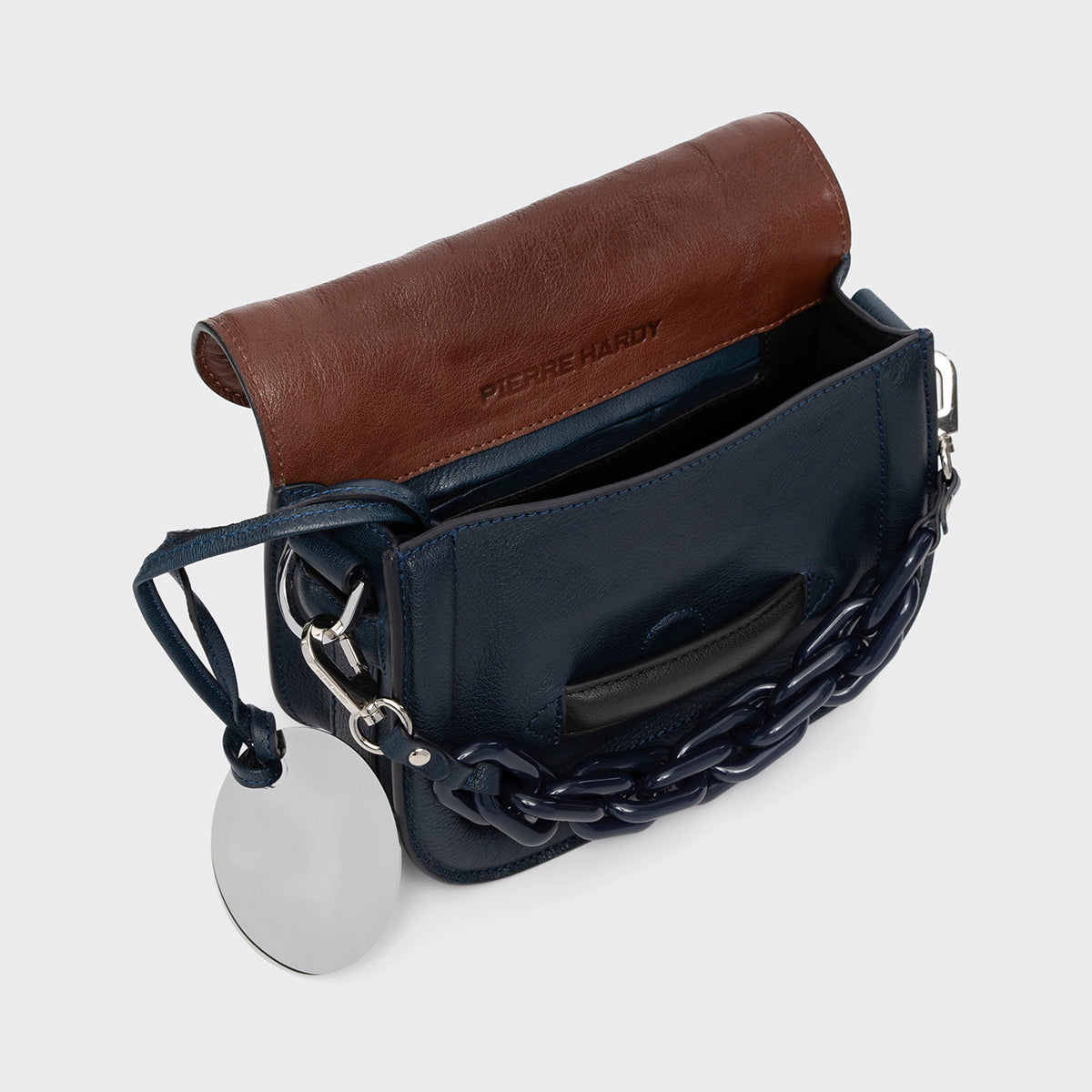 Pierre Hardy Alphaville mini borsa donna blu navy pelle
