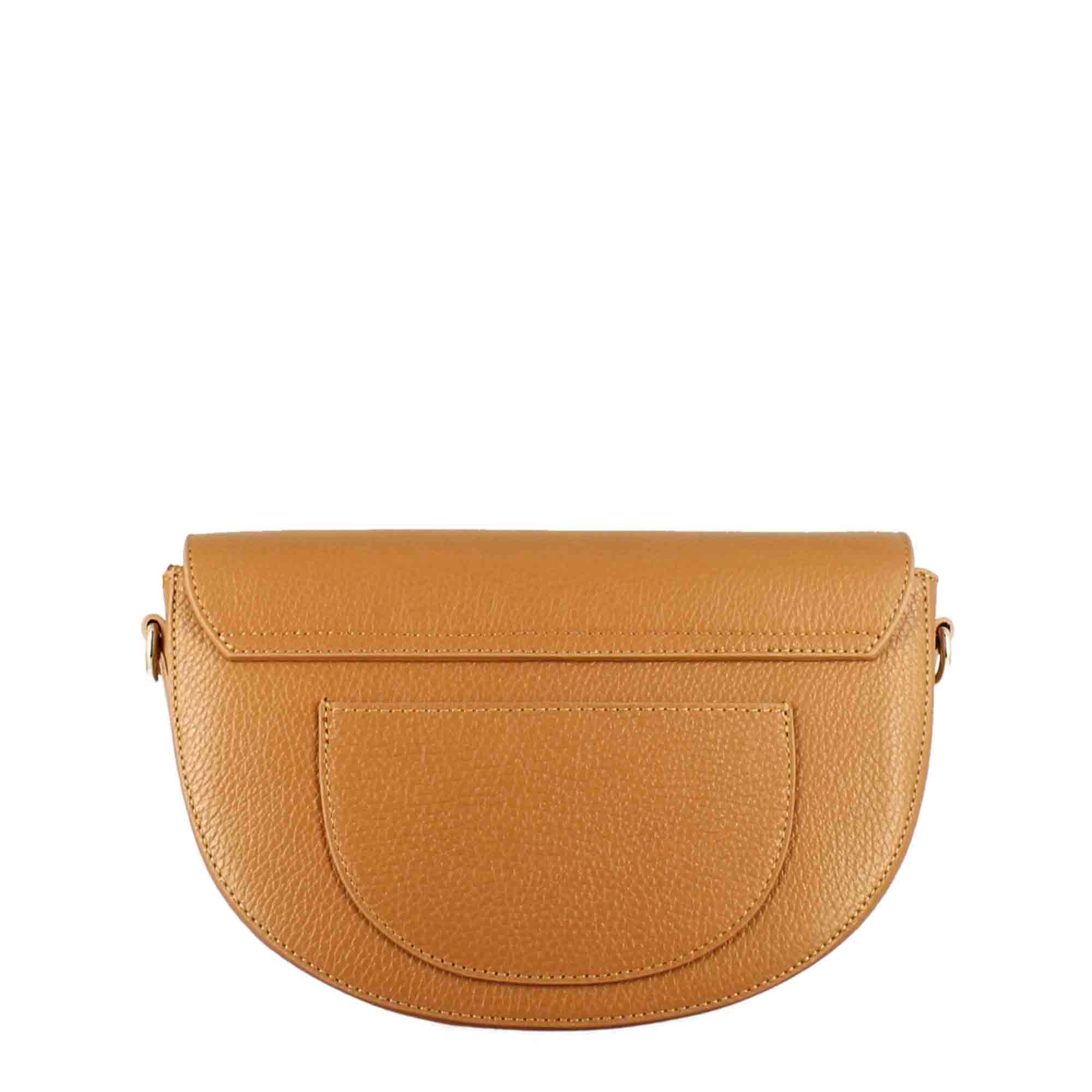 Leonardo Shoes Kate borsa tracolla pelle marrone