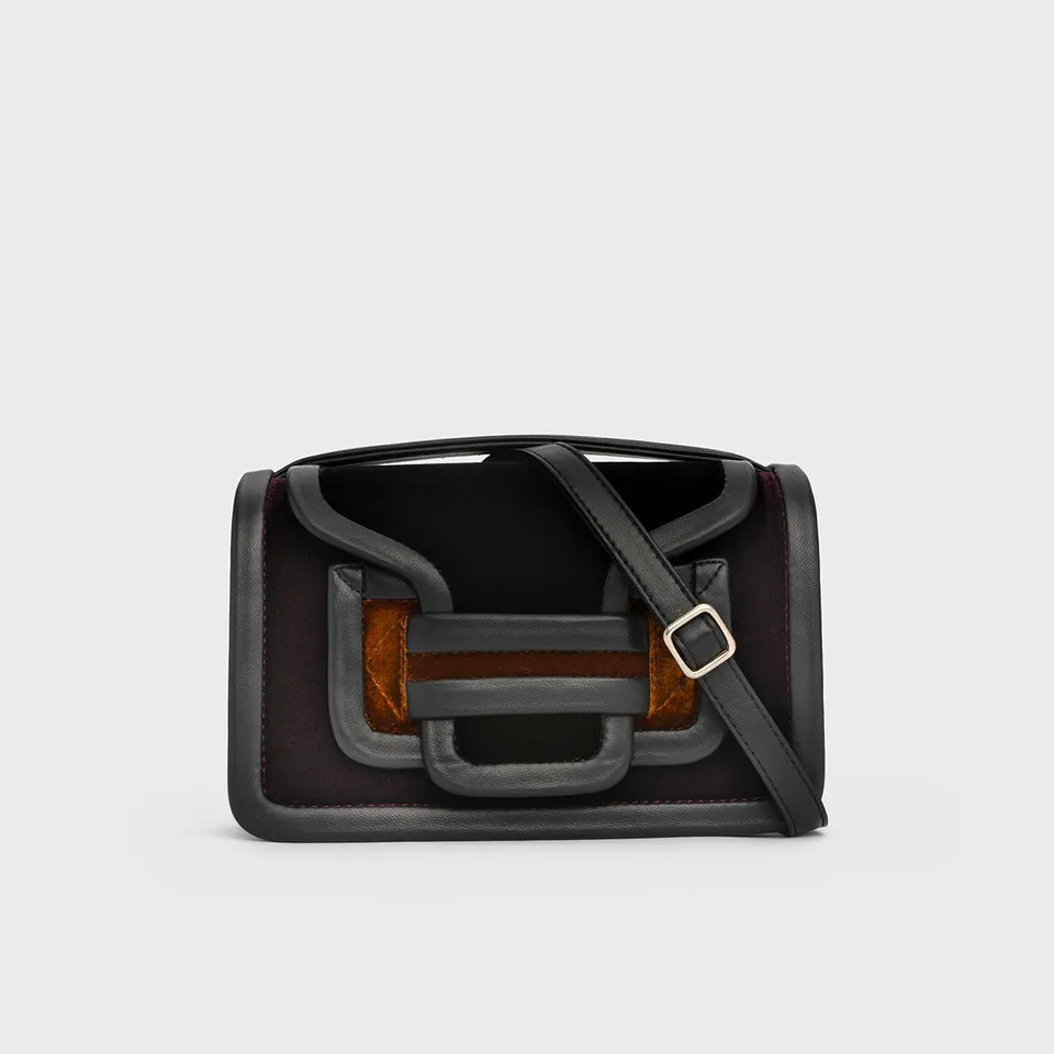 Pierre Hardy Alpha Alpha Handbag borsa a mano nera TU pelle