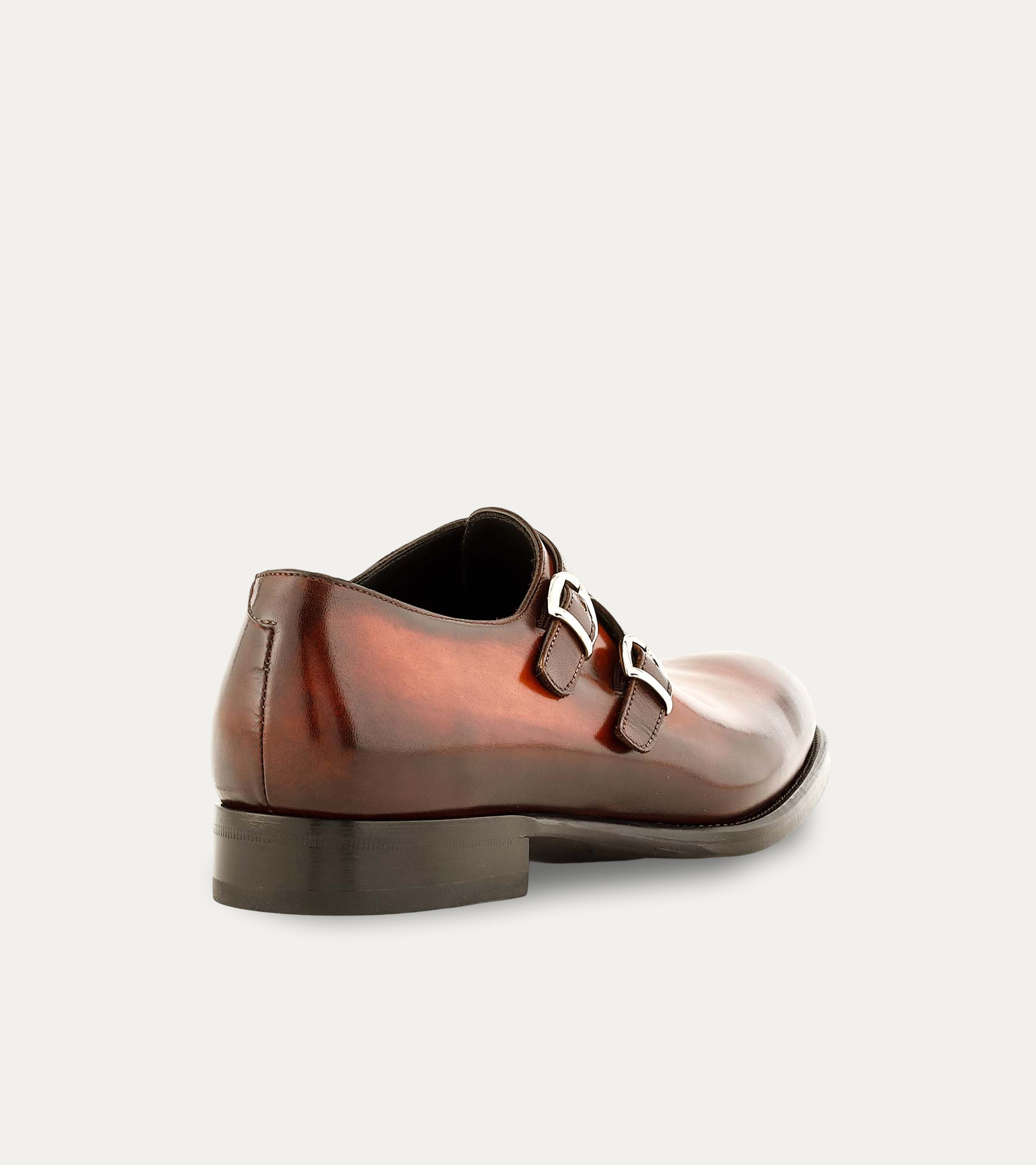 Ace Marks Alfie Monk Strap Uomo Cognac Pelle