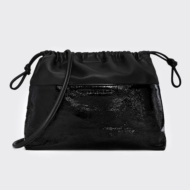 Pierre Hardy Twin Clutch Twin Clutch Maxi pochette nera TU pelle