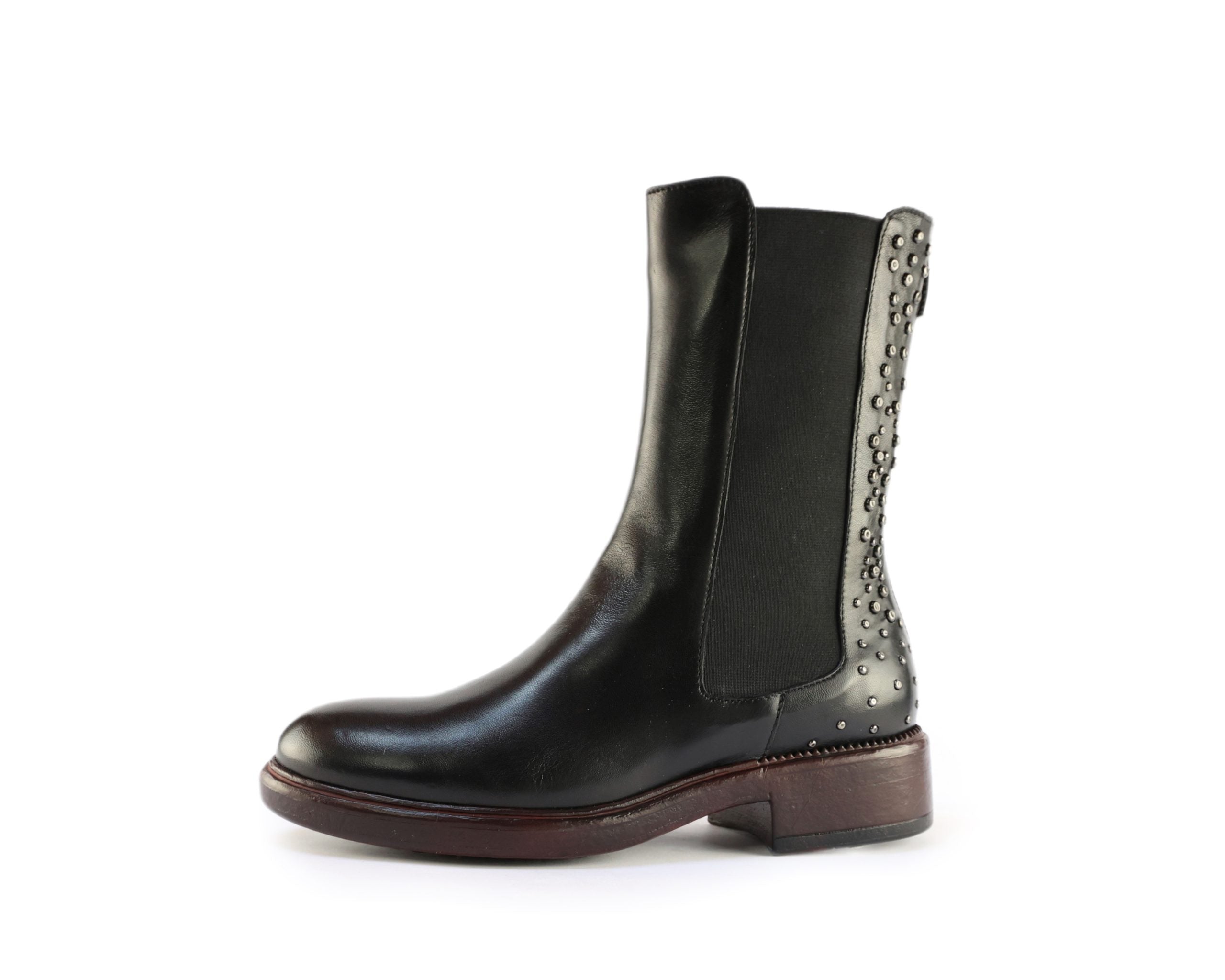 Ton Goût TENDER stivaletto chelsea montone nero