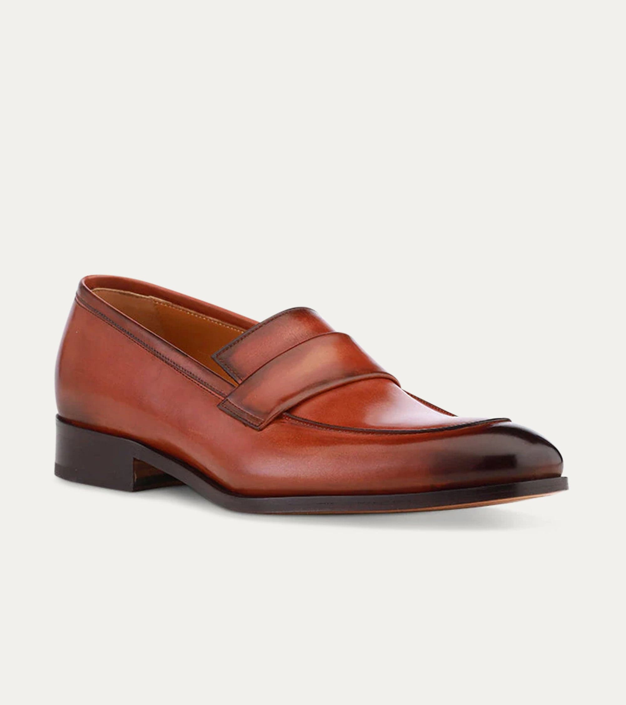 Ace Marks Jack mocassino penny uomo pelle cognac