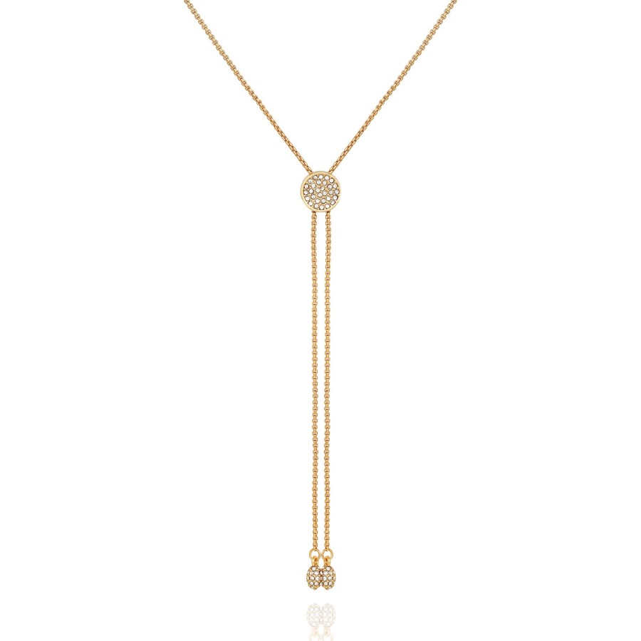 Vince Camuto Collana Bolo cursore pavé oro donna