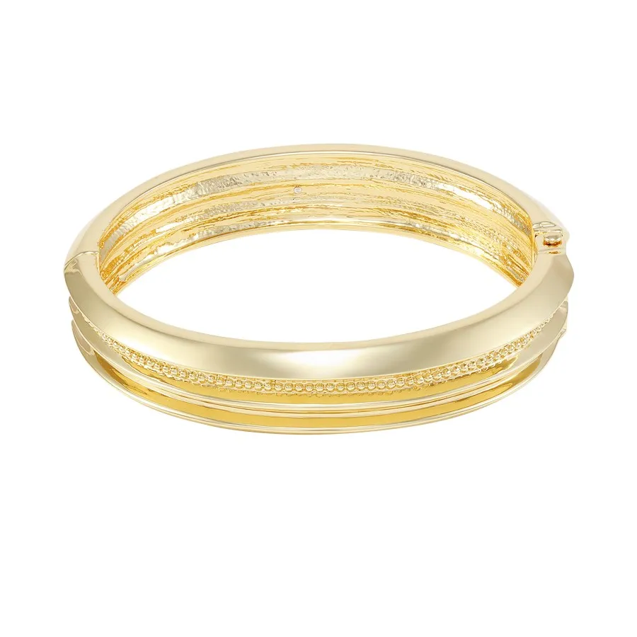 Vince Camuto Bracciale Cerniera Testurizzato Oro Donna