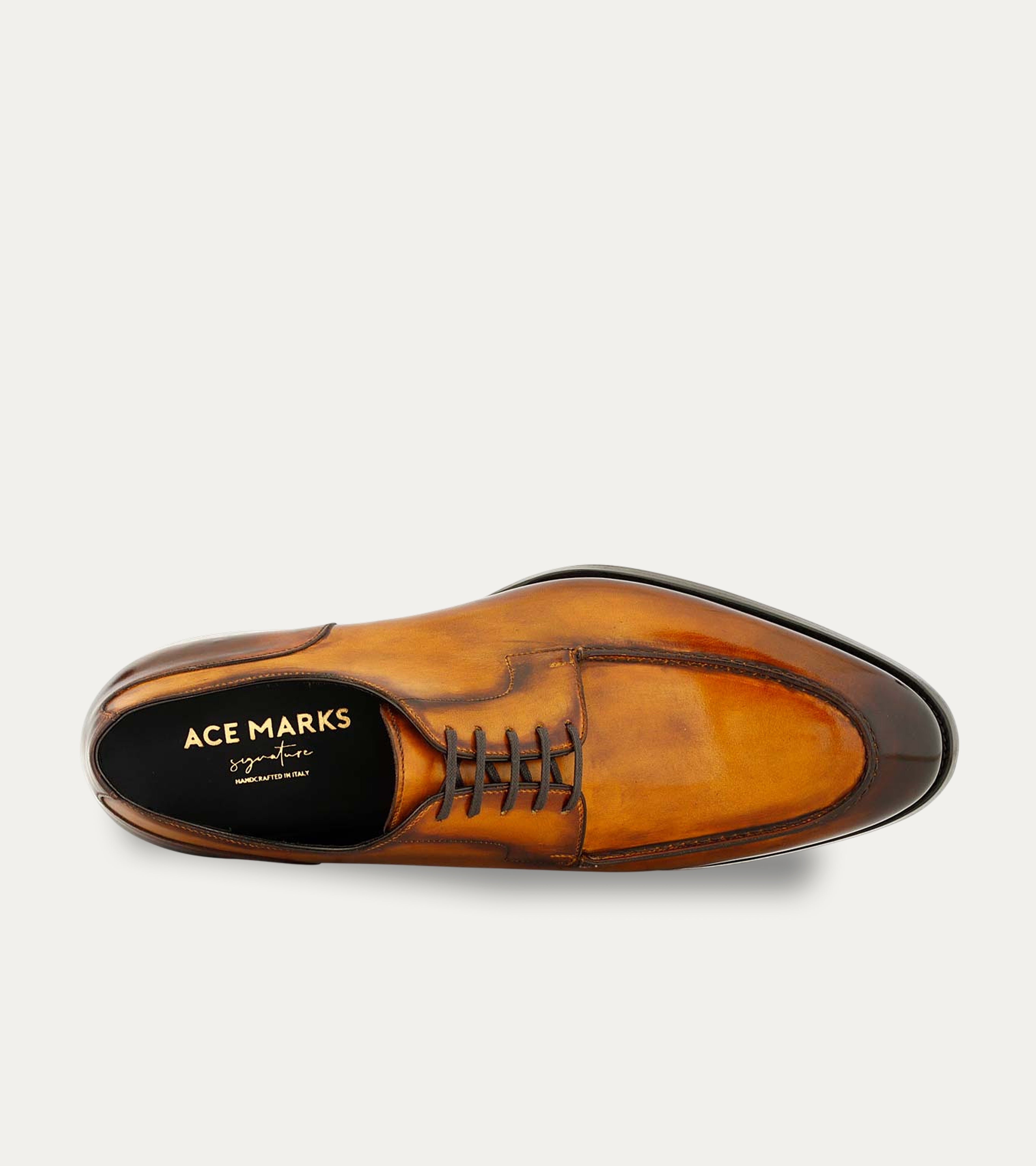 Ace Marks Michael Bourbon derby blucher uomo pelle