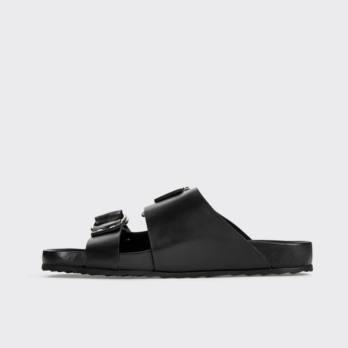 Pierre Hardy Beach Rider Flat Mule mules uomo nero pelle