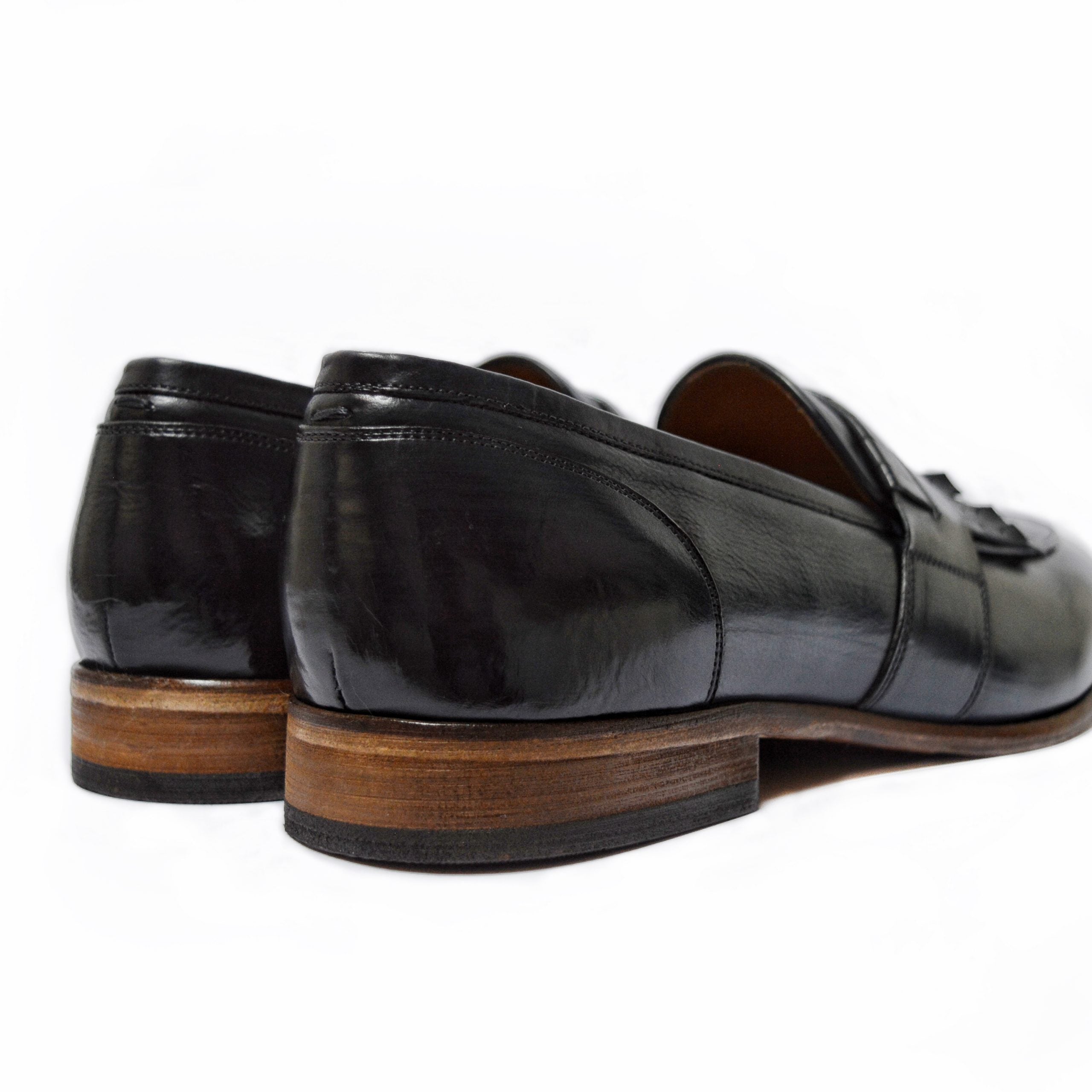 Ton Goût Bari mocassino uomo pelle nera taglia 45