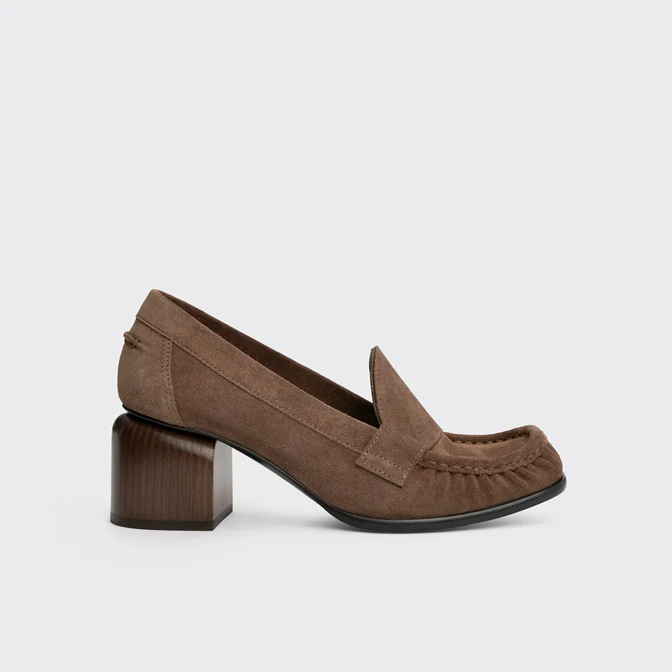 Pierre Hardy Romy mocassini donna marroni tacco 70