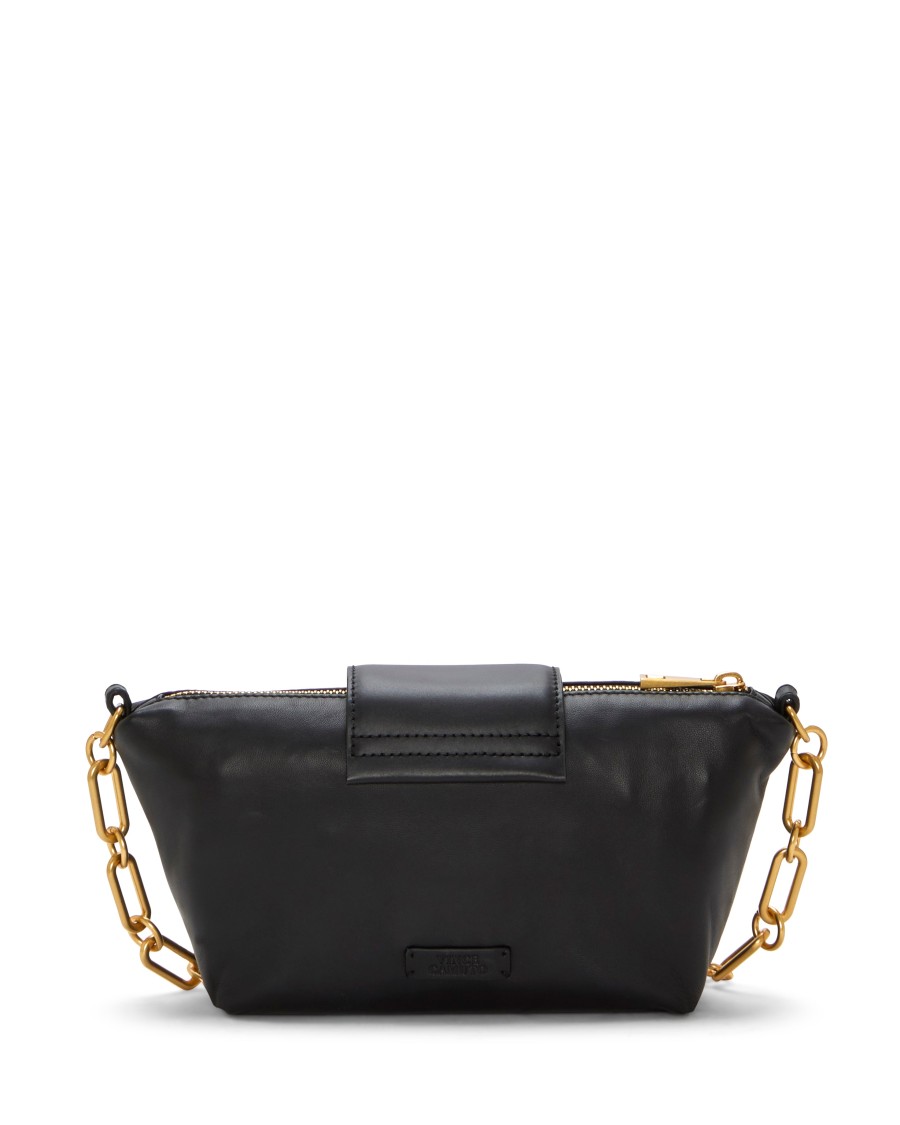 Vince Camuto Selah borsa tracolla pelle oro catena