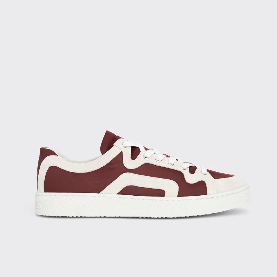 Pierre Hardy Alpha Sneakers Uomo Pelle Bordeaux