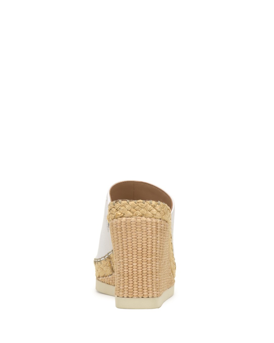 Vince Camuto Brissia mule zeppa pelle iuta