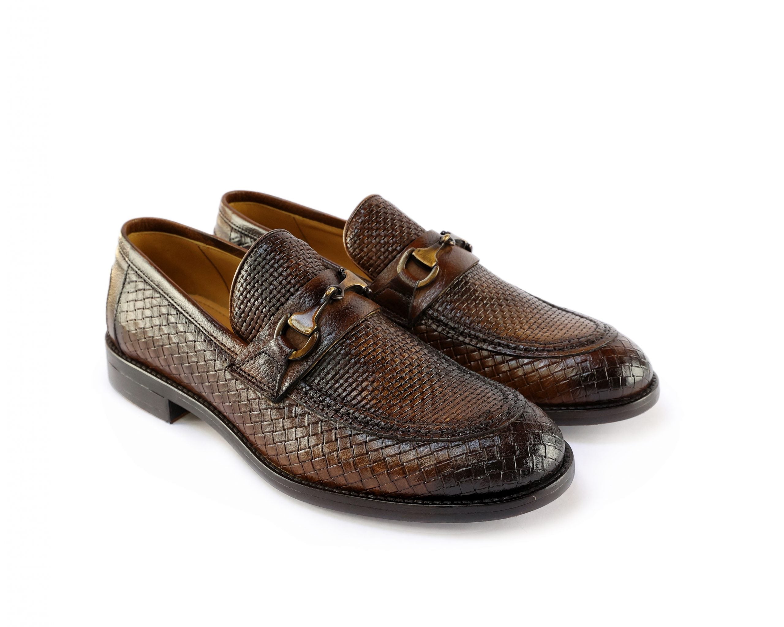 Ton Goût Rock mocassino uomo pelle stampa montone 41