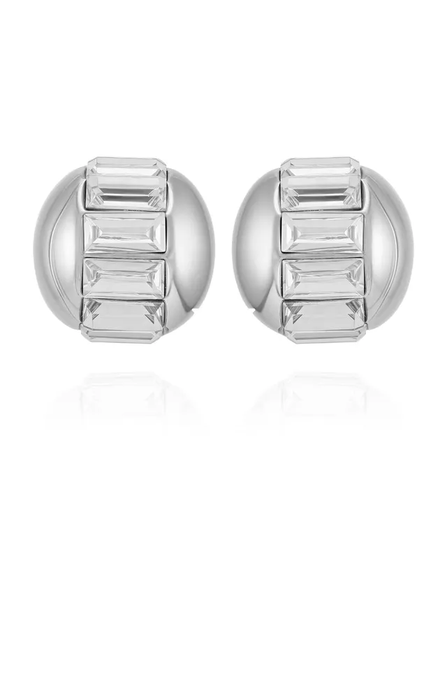 Vince Camuto orecchini donna cristalli baguette argento