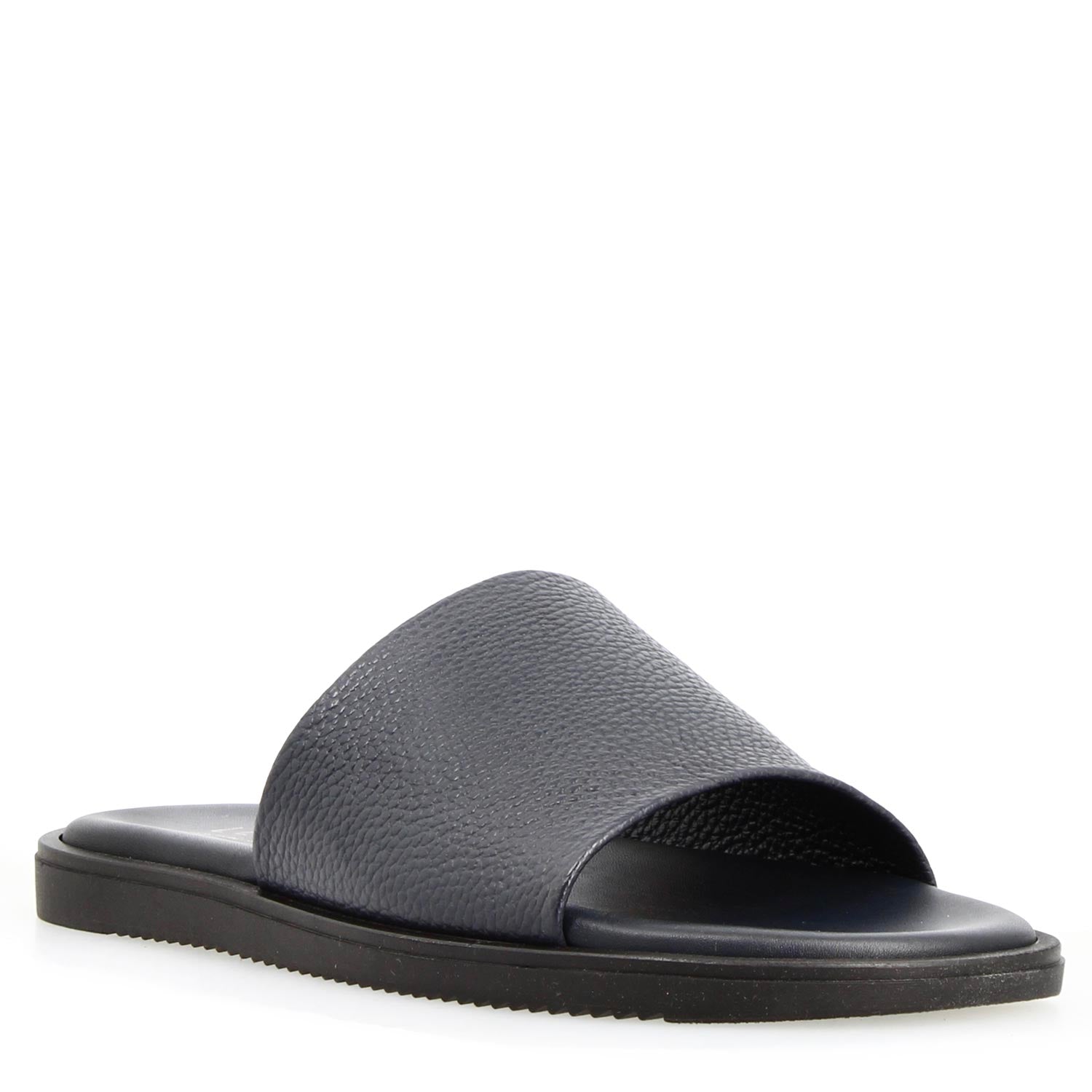 Leonardo Shoes Romolo Sandali Uomo Blu in Pelle