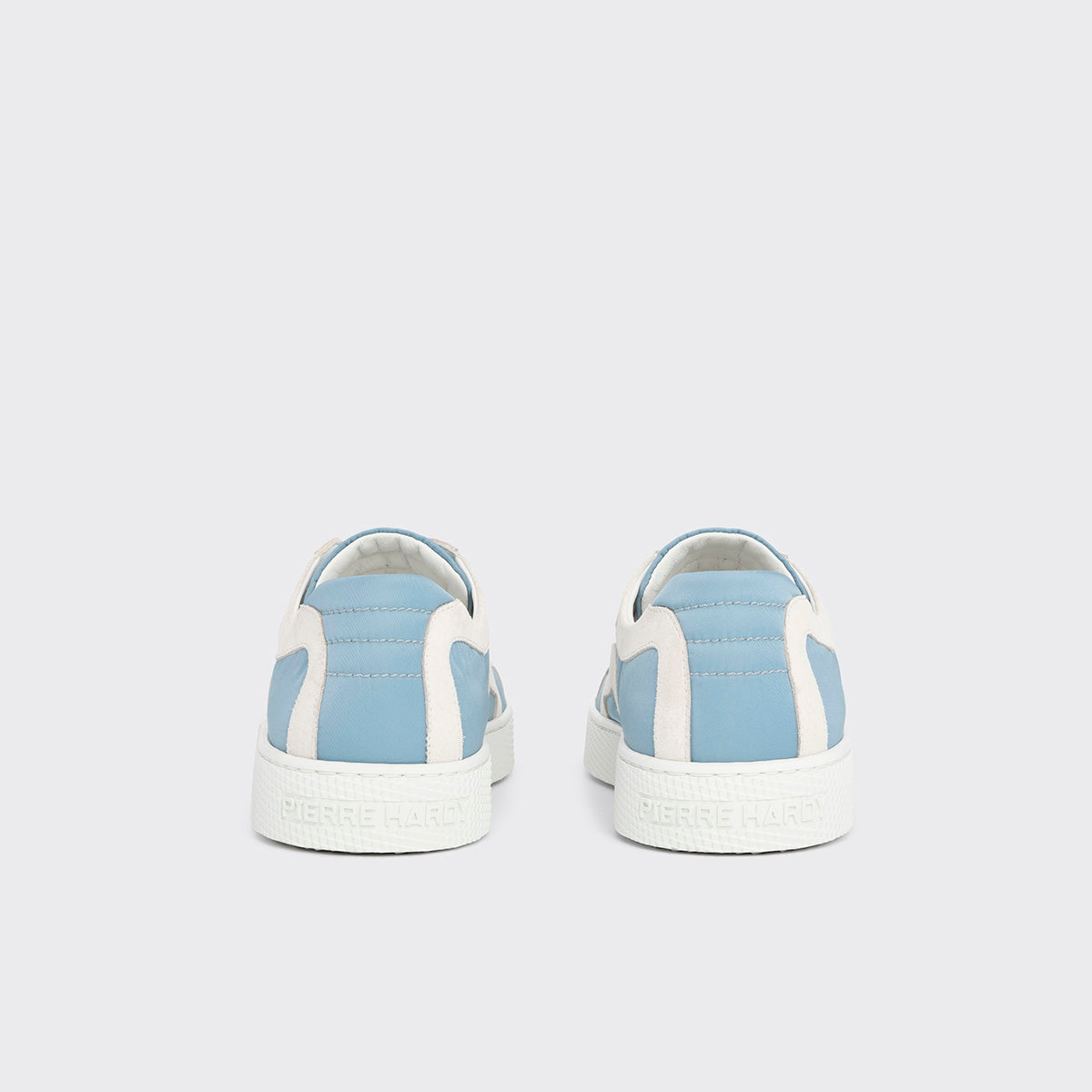 Pierre Hardy Alpha sneakers uomo blu pelle suola bianca
