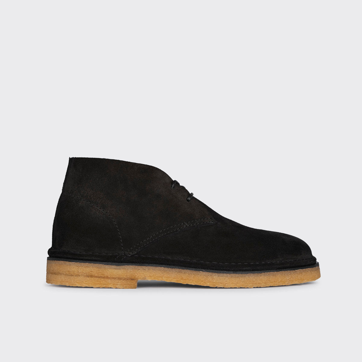 Pierre Hardy Antoine desert boot camoscio nero 30mm