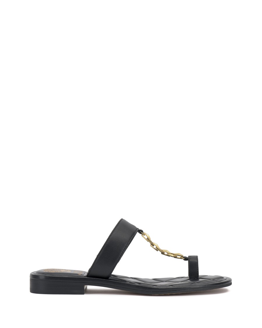 Vince Camuto Sandalo Lexie Tacco Catena Oro
