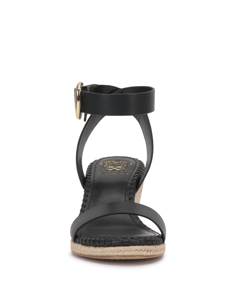 Vince Camuto Fainel Sandalo Zeppa Espadrillas con Fibbia