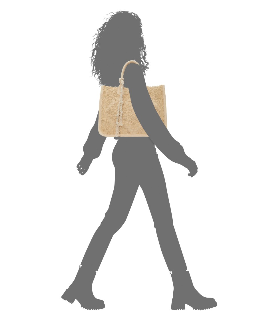Vince Camuto Orla borsa tote tela oversize zebrata